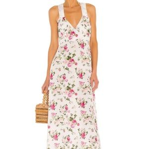 Sabina Slip Dress in Ballet Blush